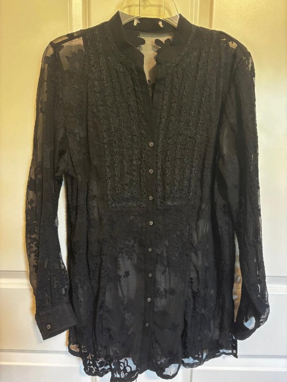 Black Lace Blouse